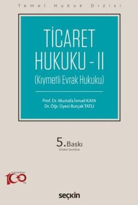 Ticaret Hukuku – II - 1