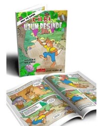 Tilki Üzüm Peşinde - Bordo Ressam