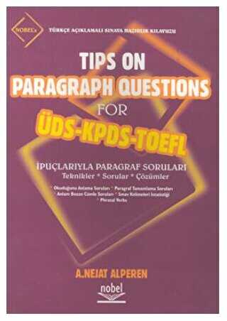Nobel Akademik Yayıncılık Tips On Paragraph Questions For ÜDS - KPDS - TOEFL
