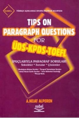 Nobel Akademik Yayıncılık Tips On Paragraph Questions For ÜDS - KPDS - TOEFL - 1