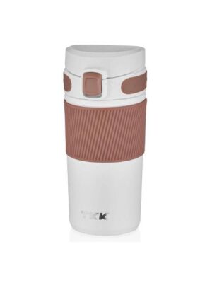 TKK T2001 450Ml Çelik Mug Kahve Bardağı Beyaz - 1