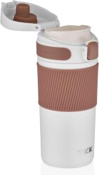TKK T2001 450Ml Çelik Mug Kahve Bardağı Beyaz - 3