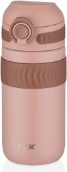 Tkk T2006 Açık Pembe 450 Ml Çelik Mug Kahve Bardağı - Vagonlife