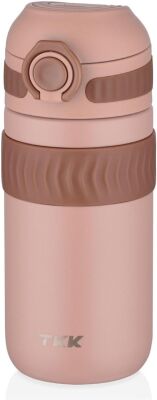 Tkk T2006 Açık Pembe 450 Ml Çelik Mug Kahve Bardağı - 1