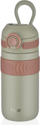 Tkk T2006 Koyu Yeşil 450 Ml Çelik Mug Kahve Bardağı - 2