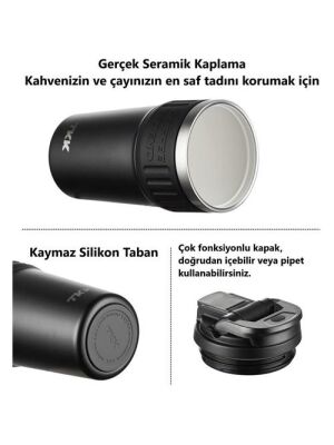 Tkk T2023 630 Ml Çelik Mug Kahve Bardağı-1 - 4