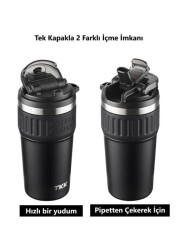 Tkk T2023 630 Ml Çelik Mug Kahve Bardağı-1 - 5