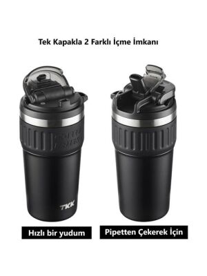 Tkk T2023 630 Ml Çelik Mug Kahve Bardağı-1 - 5