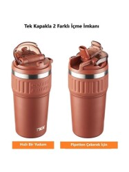 Tkk T2023 630 Ml Çelik Mug Kahve Bardağı-3 - 5