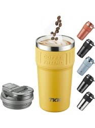 Tkk T2023 630 Ml Çelik Mug Kahve Bardağı-4 - 2