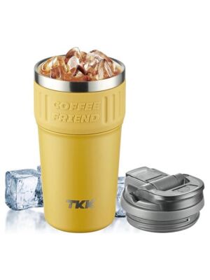 Tkk T2023 630 Ml Çelik Mug Kahve Bardağı-4 - 3