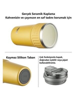 Tkk T2023 630 Ml Çelik Mug Kahve Bardağı-4 - 4