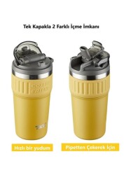 Tkk T2023 630 Ml Çelik Mug Kahve Bardağı-4 - 5
