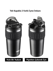 Tkk T2023 630 Ml Çelik Mug Kahve Bardağı-5 - 5