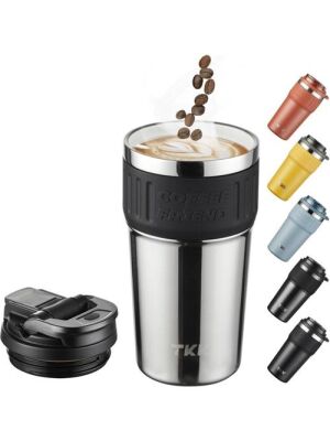 Tkk T2023 630 Ml Çelik Mug Kahve Bardağı-6 - 2