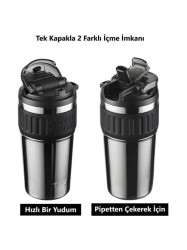 Tkk T2023 630 Ml Çelik Mug Kahve Bardağı-6 - 5