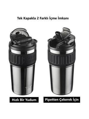 Tkk T2023 630 Ml Çelik Mug Kahve Bardağı-6 - 5