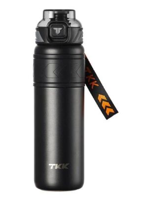 Tkk T2025 900 Ml Çelik Termos - Siyah - 1