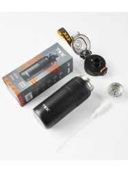 Tkk T2025 900 Ml Çelik Termos - Siyah - 3