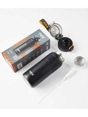 Tkk T2025 900 Ml Çelik Termos - Siyah - 3