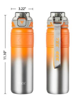 Tkk T2025 900 Ml Çelik Termos - Turuncu - 4