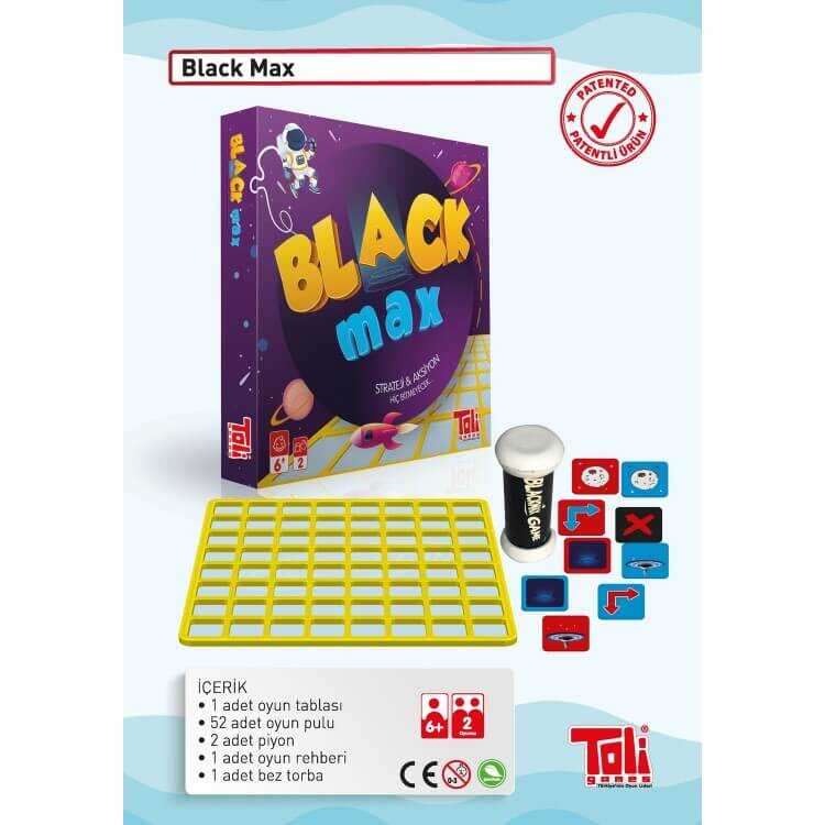 Toli Games Black Max Eko Strateji & Aksiyon Zeka Oyunu