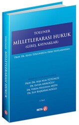 Toluner Milletlerarası Hukuk - Beta Yayınevi