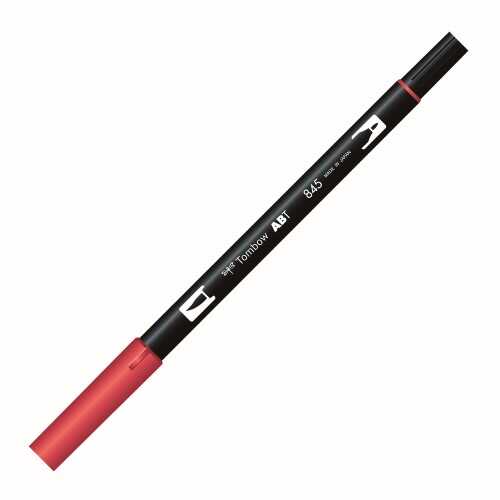 Tombow Ab-T Dual Brush Pen Grafik Kalemi Carmine 845