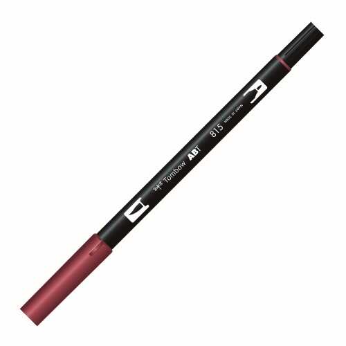 Tombow Ab-T Dual Brush Pen Grafik Kalemi Cherry 815