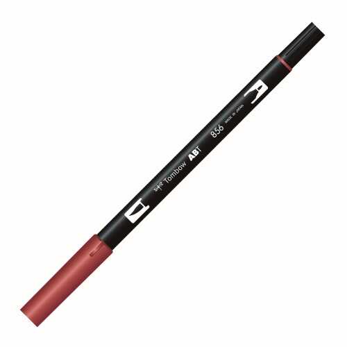 Tombow Ab-T Dual Brush Pen Grafik Kalemi Chinese Red 856