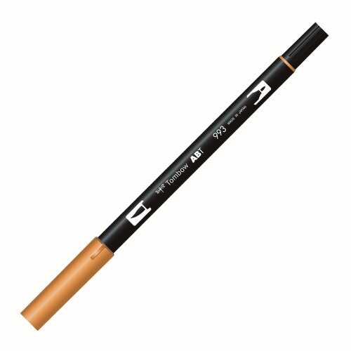 Tombow Ab-T Dual Brush Pen Grafik Kalemi Chrome Orange 993
