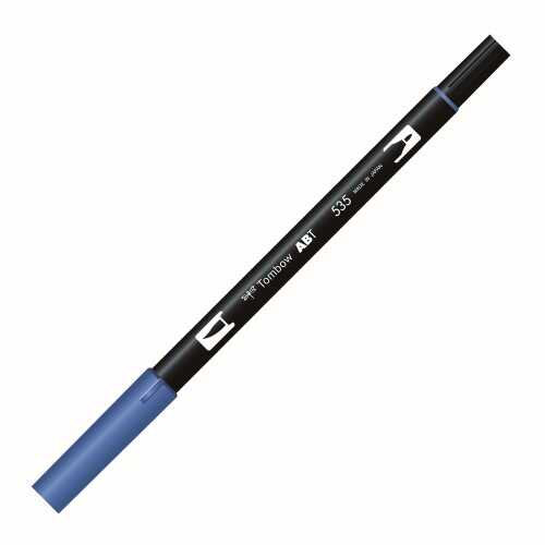 Tombow Ab-T Dual Brush Pen Grafik Kalemi Cobalt Blue 535