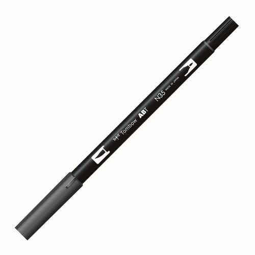Tombow Ab-T Dual Brush Pen Grafik Kalemi Cool Gray 12 N35