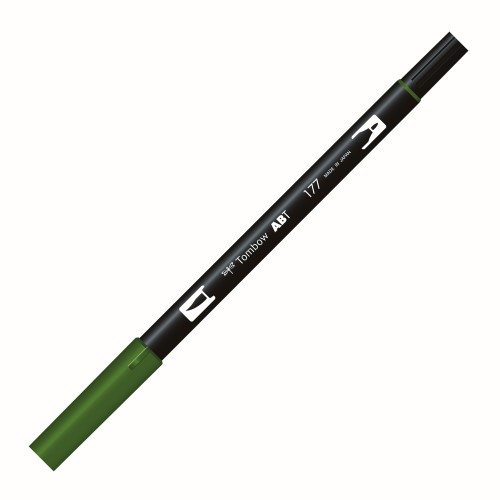 Tombow Ab-T Dual Brush Pen Grafik Kalemi Dark Jade 177