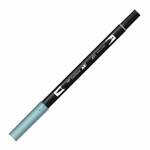 Tombow Ab-T Dual Brush Pen Grafik Kalemi Glacier Blue 491