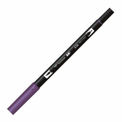 Tombow Ab-T Dual Brush Pen Grafik Kalemi Imperial Blue 636