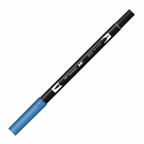 Tombow Ab-T Dual Brush Pen Grafik Kalemi Light Blue 515