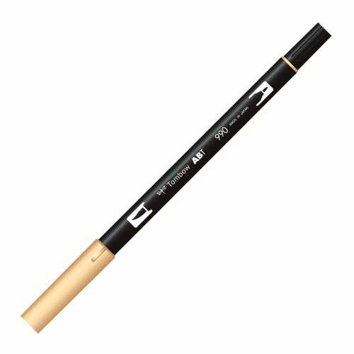 Tombow Ab-T Dual Brush Pen Grafik Kalemi Light Sand 990