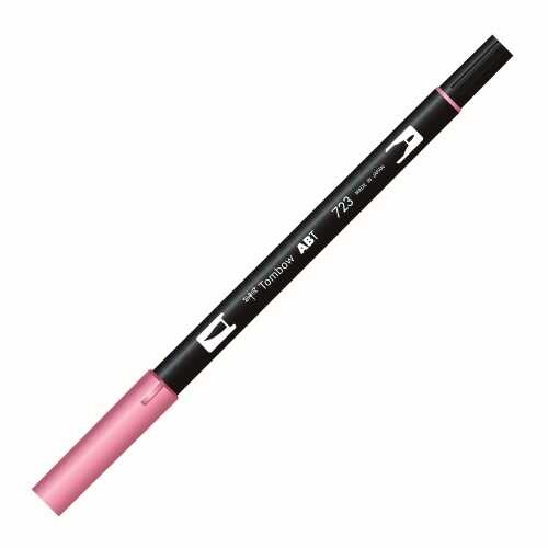 Tombow Ab-T Dual Brush Pen Grafik Kalemi Pink 723