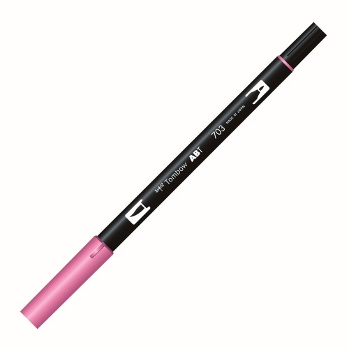 Tombow Ab-T Dual Brush Pen Grafik Kalemi Pink Rose 703