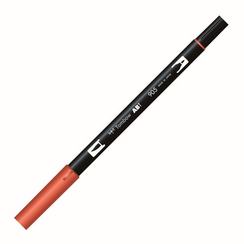 Tombow Ab-T Dual Brush Pen Grafik Kalemi Red 905
