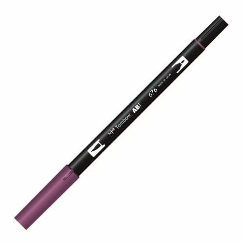 Tombow Ab-T Dual Brush Pen Grafik Kalemi Royal Purple 676