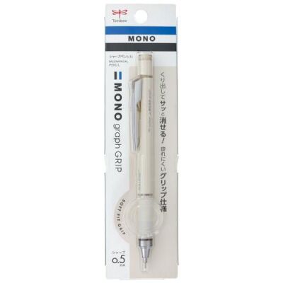 Tombow MONO Graph Grip Mechanical Pencil - 0.5mm - Greige - 1