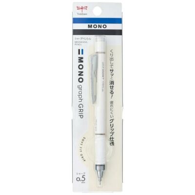 Tombow MONO Graph Grip Mechanical Pencil - 0.5mm - Ivory - 1