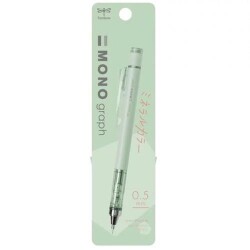 Tombow MONO graph Mineral Mekanik Kurşun Kalem 0.5mm Blisterli Fıstık Yeşili - Tombow