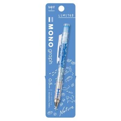 Tombow Mono Graph Nature Mekanik Kurşun Kalem 0,5Mm Blisterli Ocean - Tombow