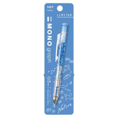 Tombow Mono Graph Nature Mekanik Kurşun Kalem 0,5Mm Blisterli Ocean - 1