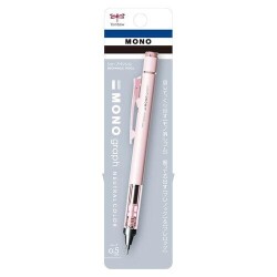 Tombow MONO Graph Neutral Mekanik Kurşun Kalem 0,5mm Blisterli Mat Pembe - Tombow