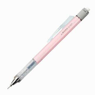 Tombow Monograph Pastel Mekanik Kurşun Kalem 0.5 Mm Blisterli Mercan Pembe - 1