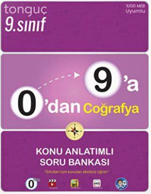Tonguç Akademi 0`dan 9`a Coğrafya Konu Anlatımlı Soru Bankası - 1
